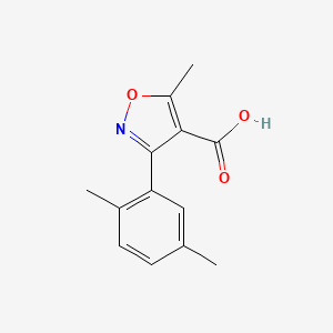 3-(2,5-Dimethylphenyl)-5-methylisoxazole-4-carboxylic acid