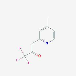 1,1,1-Trifluoro-3-(4-methyl-2-pyridinyl)-2-propanone