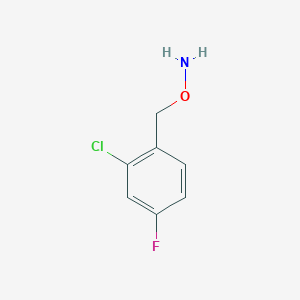 O-[(2-chloro-4-fluorophenyl)methyl]hydroxylamine