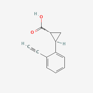 (1R,2R)-2-(2-Ethynylphenyl)cyclopropane-1-carboxylic acid