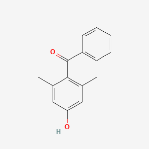 molecular formula C15H14O2 B13530947 (4-Hydroxy-2,6-dimethylphenyl)(phenyl)methanone CAS No. 81375-01-1