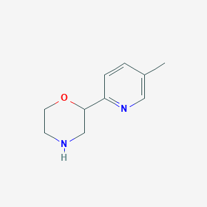 molecular formula C10H14N2O B13530962 2-(5-Methylpyridin-2-yl)morpholine 