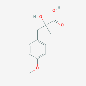 molecular formula C11H14O4 B13530972 2-Hydroxy-3-(4-methoxyphenyl)-2-methylpropanoic acid 