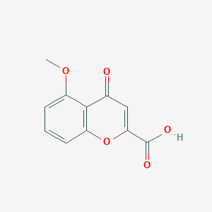 molecular formula C11H8O5 B13531053 5-Methoxy-4-oxo-4H-chromene-2-carboxylic acid 