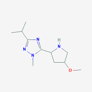 3-Isopropyl-5-(4-methoxypyrrolidin-2-yl)-1-methyl-1h-1,2,4-triazole