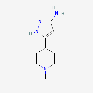 5-(1-methylpiperidin-4-yl)-1H-pyrazol-3-amine