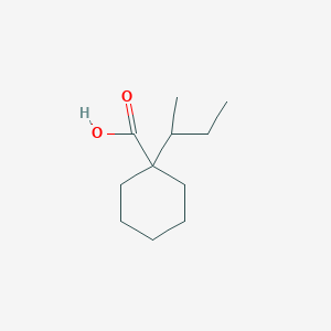 molecular formula C11H20O2 B13531164 1-(Sec-butyl)cyclohexane-1-carboxylic acid 