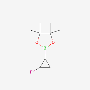 2-(2-Fluorocyclopropyl)-4,4,5,5-tetramethyl-1,3,2-dioxaborolane