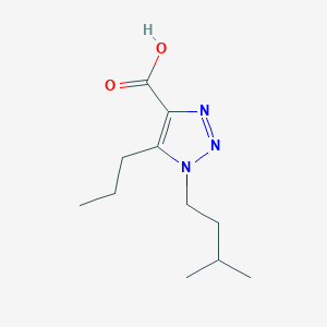 1-Isopentyl-5-propyl-1h-1,2,3-triazole-4-carboxylic acid