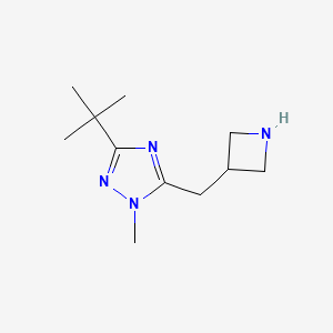 5-(Azetidin-3-ylmethyl)-3-(tert-butyl)-1-methyl-1h-1,2,4-triazole