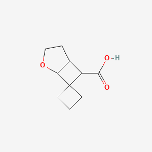 4-Oxaspiro[bicyclo[3.2.0]heptane-6,1'-cyclobutane]-7-carboxylic acid