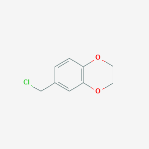 molecular formula C9H9ClO2 B1353130 6-氯甲基-2,3-二氢-苯并[1,4]二噁烷 CAS No. 26309-99-9