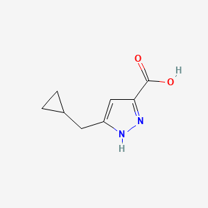 5-(Cyclopropylmethyl)-1H-pyrazole-3-carboxylic acid