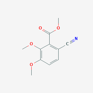 molecular formula C11H11NO4 B1353135 Methyl 6-cyano-2,3-dimethoxybenzoate CAS No. 59084-78-5