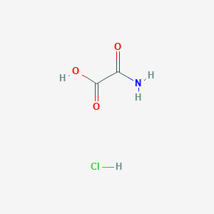 molecular formula C2H4ClNO3 B13531364 Carbamoylformic acid hydrochloride CAS No. 996-32-7