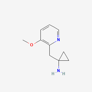 1-[(3-Methoxy-2-pyridinyl)methyl]cyclopropanamine