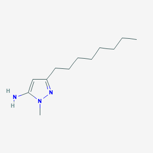 1-Methyl-3-octyl-1h-pyrazol-5-amine