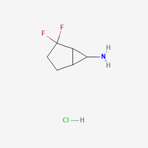 2,2-Difluorobicyclo[3.1.0]hexan-6-amine hydrochloride