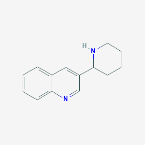 molecular formula C14H16N2 B13531444 3-(Piperidin-2-yl)quinoline 