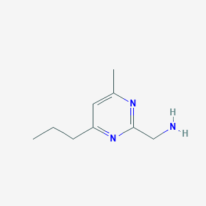 (4-Methyl-6-propylpyrimidin-2-yl)methanamine