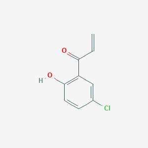 molecular formula C9H7ClO2 B13531528 1-(5-Chloro-2-hydroxyphenyl)prop-2-en-1-one 