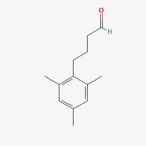 molecular formula C13H18O B13531535 4-Mesitylbutanal 