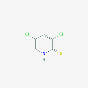 molecular formula C5H3Cl2NS B13531544 3,5-Dichloropyridine-2-thiol 