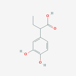 molecular formula C10H12O4 B13531576 2-(3,4-Dihydroxyphenyl)butanoic acid CAS No. 270081-89-5