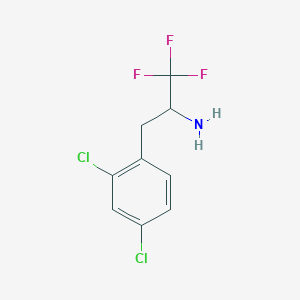 3-(2,4-Dichlorophenyl)-1,1,1-trifluoropropan-2-amine