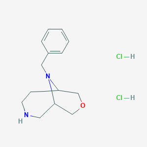 10-Benzyl-8-oxa-3,10-diazabicyclo[4.3.1]decanedihydrochloride