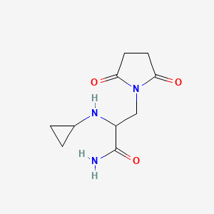 2-(Cyclopropylamino)-3-(2,5-dioxopyrrolidin-1-yl)propanamide