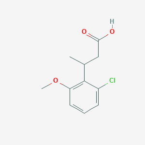 3-(2-Chloro-6-methoxyphenyl)butanoic acid