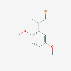 2-(1-Bromopropan-2-yl)-1,4-dimethoxybenzene