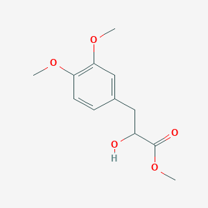 molecular formula C12H16O5 B13531761 Methyl 3-(3,4-dimethoxyphenyl)-2-hydroxypropanoate 