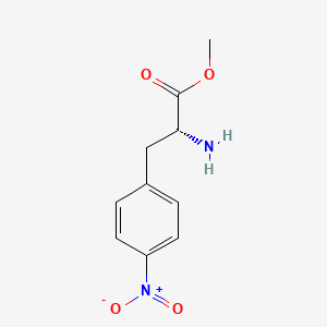 molecular formula C10H12N2O4 B13531784 methyl (2R)-2-amino-3-(4-nitrophenyl)propanoate CAS No. 122079-30-5