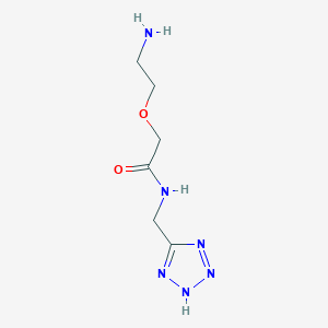 n-((1h-Tetrazol-5-yl)methyl)-2-(2-aminoethoxy)acetamide