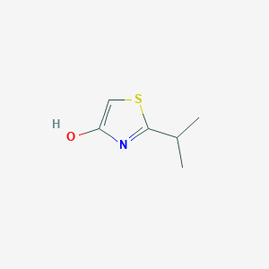 molecular formula C6H9NOS B13531798 2-Isopropylthiazol-4-ol 