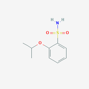 molecular formula C9H13NO3S B13531830 2-(Propan-2-yloxy)benzene-1-sulfonamide 