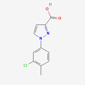 1-(3-Chloro-4-methylphenyl)-1h-pyrazole-3-carboxylic acid