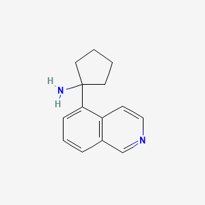 1-(Isoquinolin-5-yl)cyclopentan-1-amine