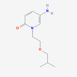 5-Amino-1-(2-isobutoxyethyl)pyridin-2(1h)-one