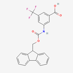 3-((((9h-Fluoren-9-yl)methoxy)carbonyl)amino)-5-(trifluoromethyl)benzoic acid