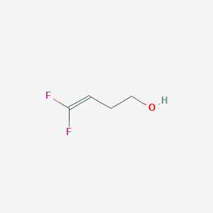 molecular formula C4H6F2O B13531984 4,4-Difluorobut-3-en-1-ol 