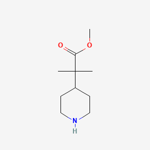 Methyl 2-methyl-2-(piperidin-4-yl)propanoate