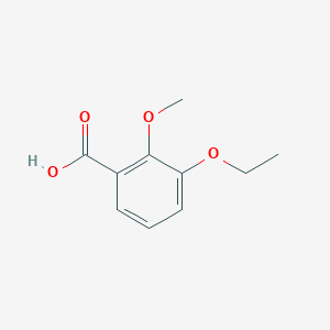 molecular formula C10H12O4 B13532045 3-Ethoxy-2-methoxybenzoic acid 