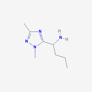 1-(1,3-Dimethyl-1h-1,2,4-triazol-5-yl)butan-1-amine