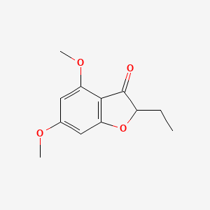 2-Ethyl-4,6-dimethoxybenzofuran-3(2h)-one