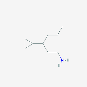 3-Cyclopropylhexan-1-amine