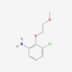 3-Chloro-2-(2-methoxy-ethoxy)-phenylamine