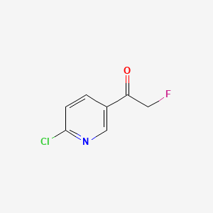 1-(6-Chloropyridin-3-yl)-2-fluoroethan-1-one